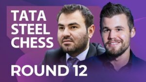 Tata Steel Chess Tournament 2022 - Round 12 | Hosts Naroditsky and Steil-Antoni
