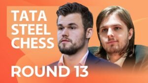 Tata Steel Chess Tournament 2022 - Round 13 | Hosts Steil-Antoni and Naroditsky