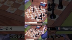 2023 Saint Louis Rapid & Blitz | Maxime Vachier-Lagrave Blunders in Round 1 Against Giri | #shorts