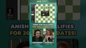 ANISH GIRI Qualifies for the Candidates Tournament!!!