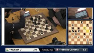 WATCH: Gukesh Beats Caruana to Take Lead! | Round 3 #ClutchChess
