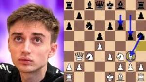 Daniil Dubov Punishes Bai’s Blunder in the Exchange Slav