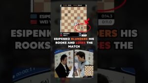 This CRAZY blunder helped Wei Yi advance to the World Cup final! 😱