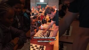Magnus Plays Kids In South African 🙌🇿🇦