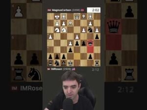 Magnus Carlsen vs Eric Rosen Chess Game