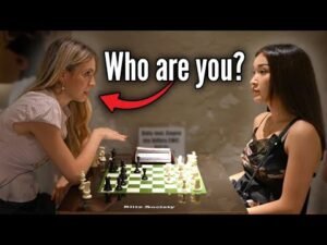 Girl in Bar is INSANELY Good at Chess