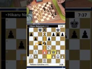 Hikaru Top Dog Position 😏 | #chess #chesstactics #chessopening